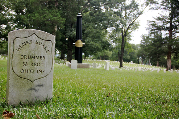 Veteran grave - Shiloh National Cemetery, Shiloh, TN