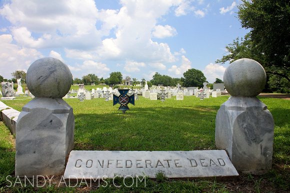 Confederate graves, Natchez MS National Cemetery